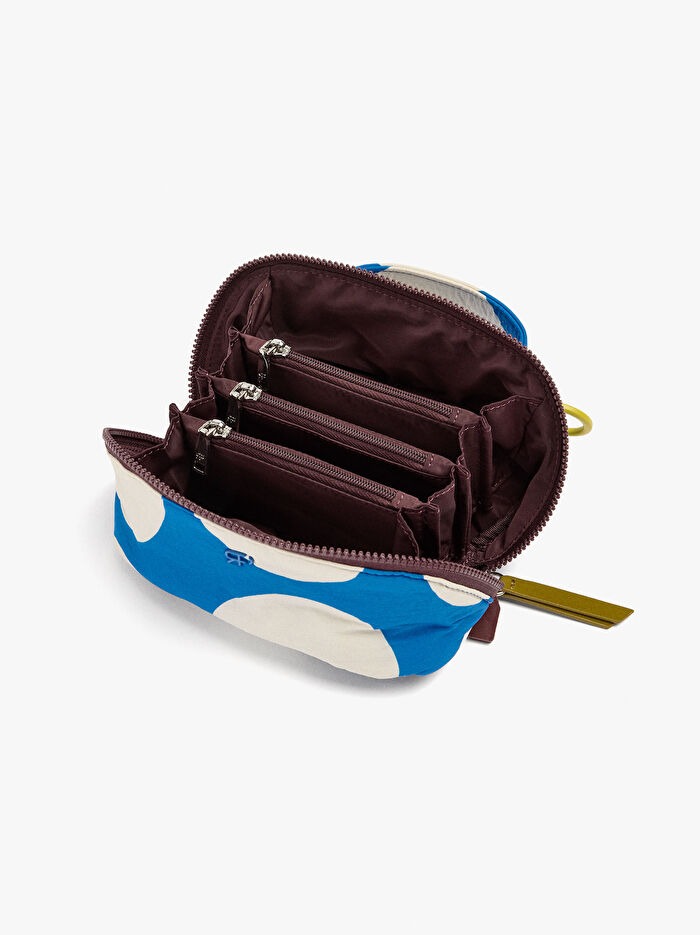 Desenli Teknik Kumaş Çok Amaçlı Çanta