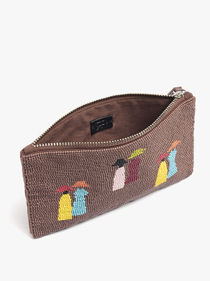 Boncuklu Bozuk Para Cüzdanı