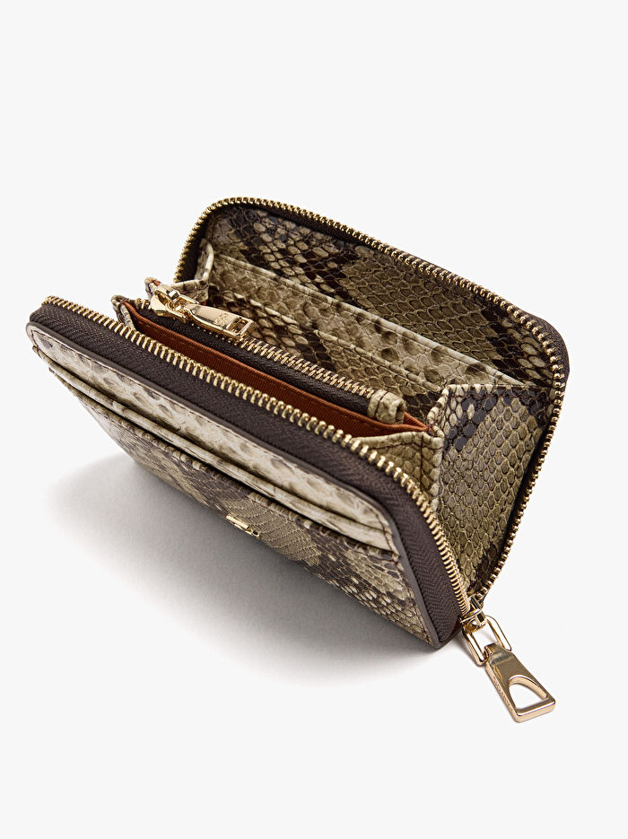 Basic Hayvan Desenli Cüzdan