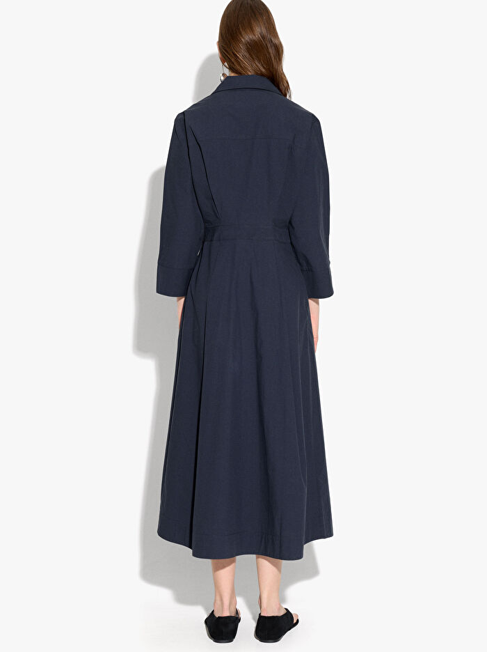 %100 Pamuk Uzun Elbise