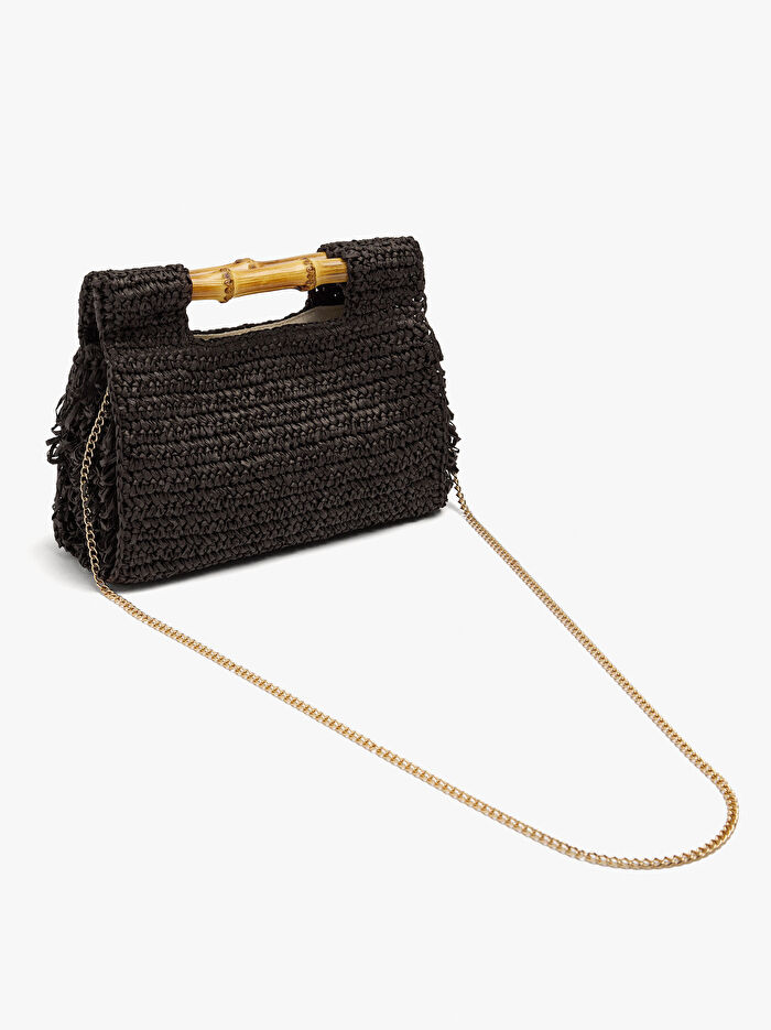 Desenli Kare El Çantası