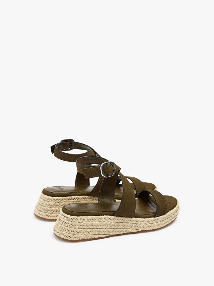 Toka Detaylı Platform Sandalet