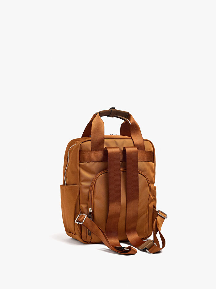 Charm'lı Basic Teknik Kumaş Sırt Çantası