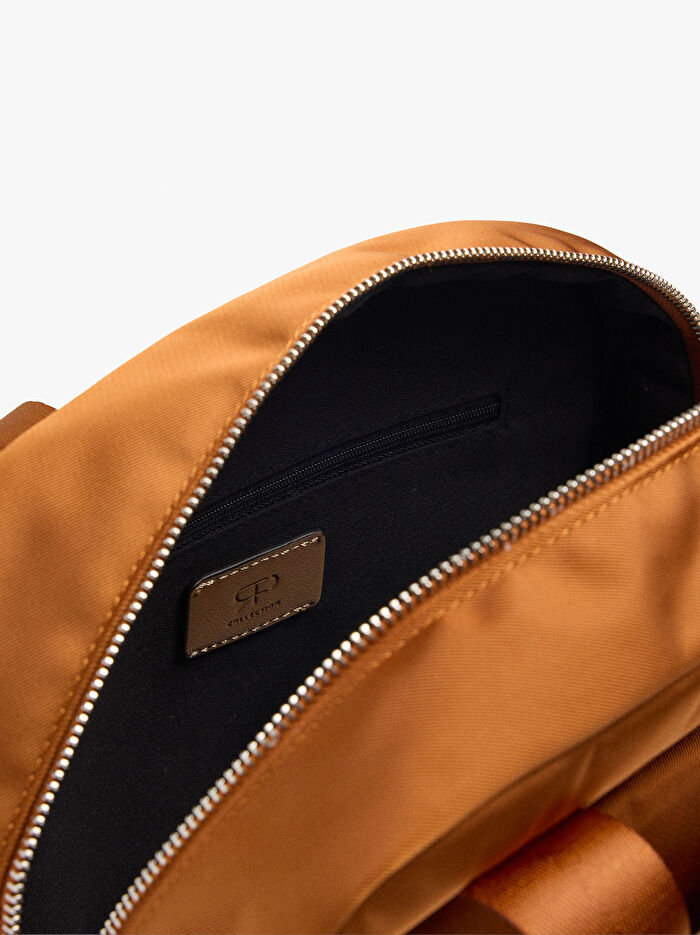 Charm'lı Basic Teknik Kumaş Sırt Çantası