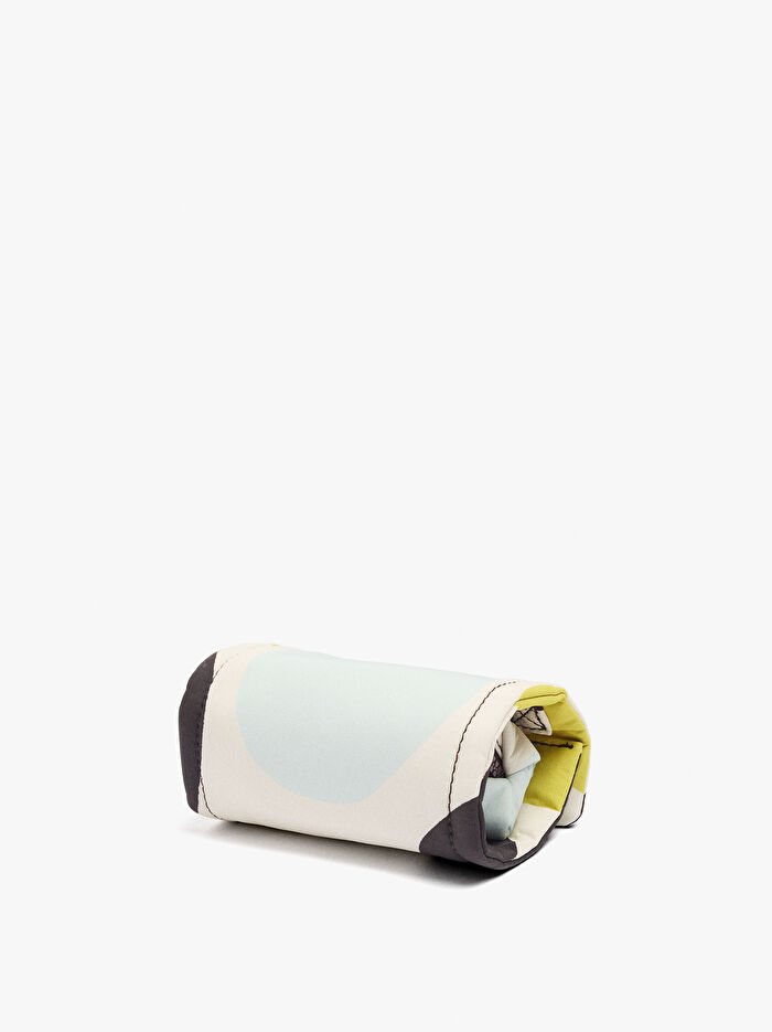 Desenli Teknik Kumaş Takı Çantası