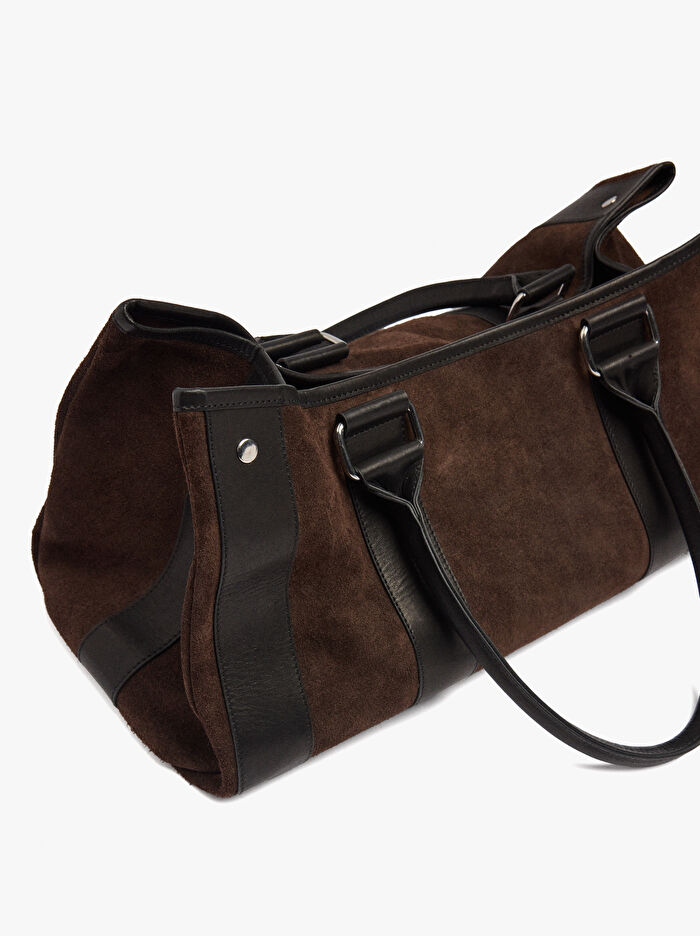 Askılı Deri Shopper Çanta M