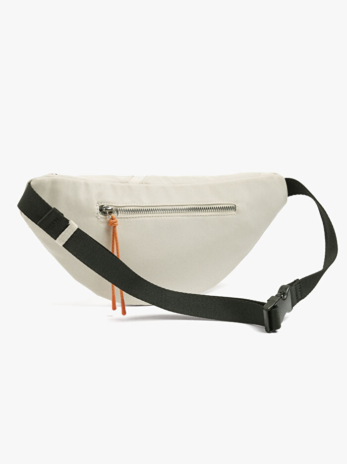 Düz Teknik Kumal Bel Çantası