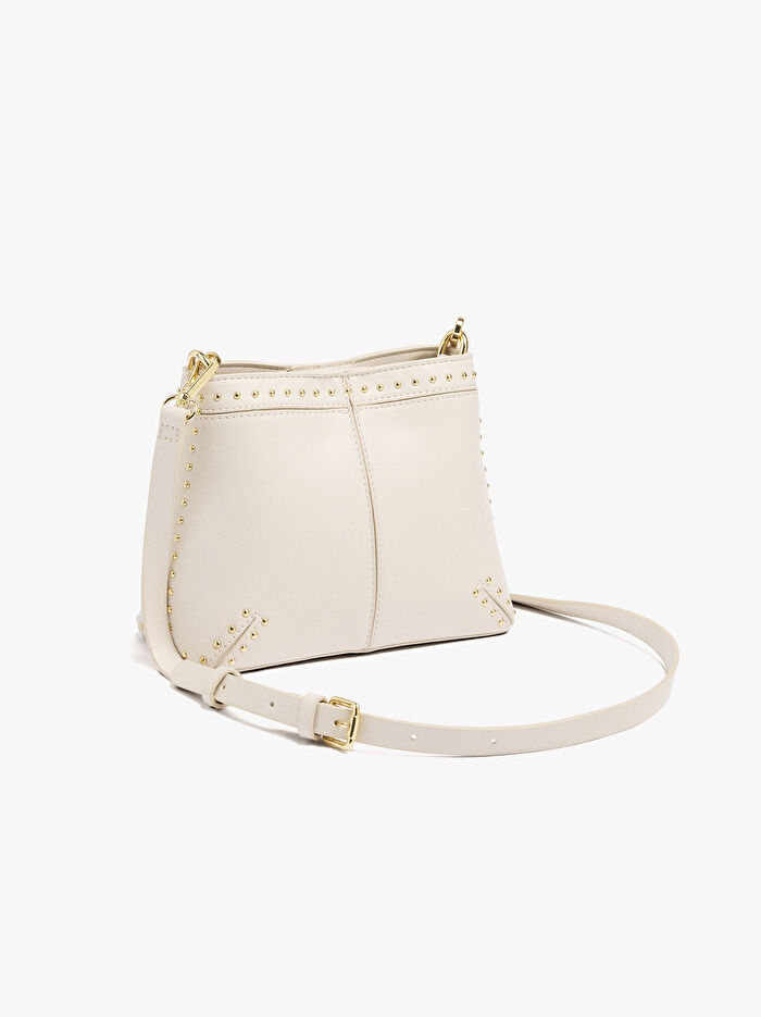 Zımba Detaylı Bucket Çanta