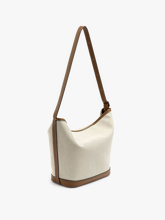 Kanvas Bucket Çanta