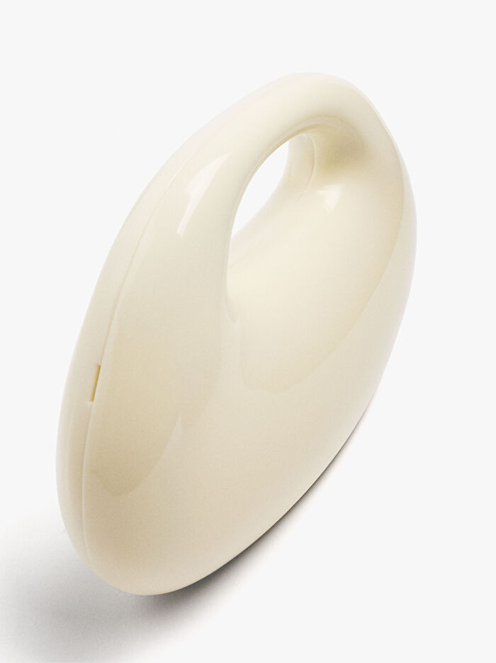 Oval Sert Parti Çantası