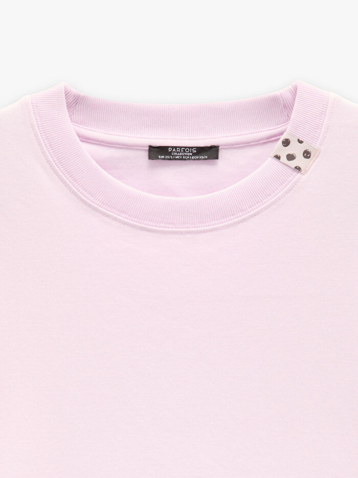 Düz Pamuklu T-Shirt