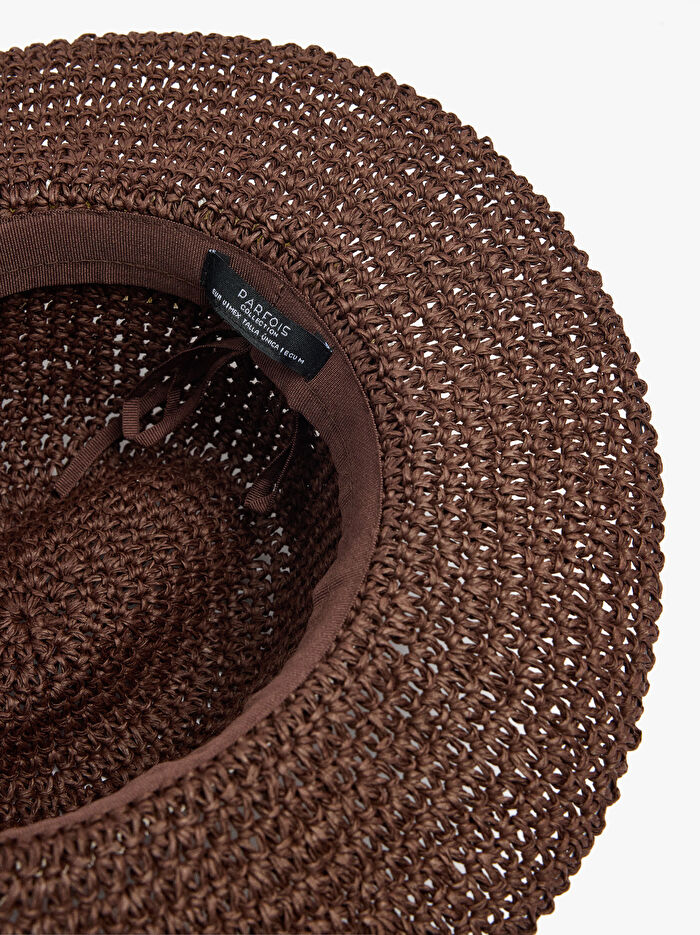 Hasır Görünümlü Şapka