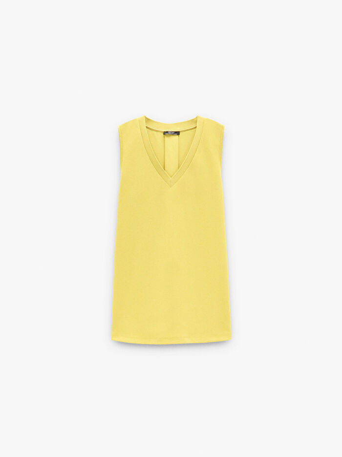 V Yakalı Bol Kesim Üst