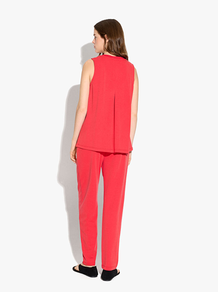 V Yakalı Bol Kesim Üst