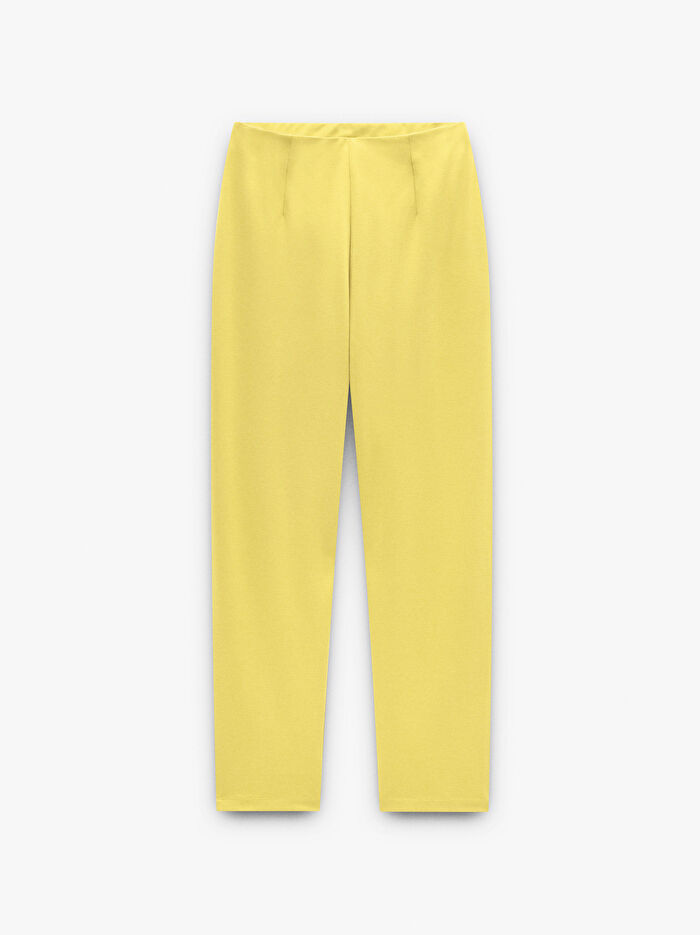 Beli Lastikli Dökümlü Pantolon