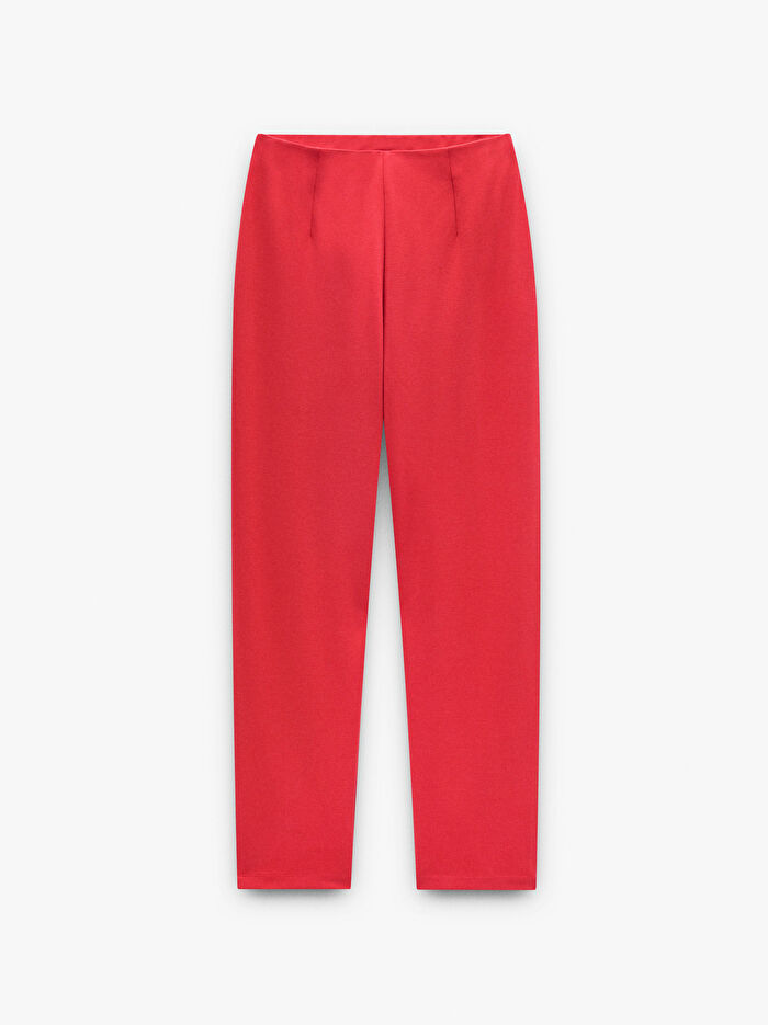 Beli Lastikli Dökümlü Pantolon