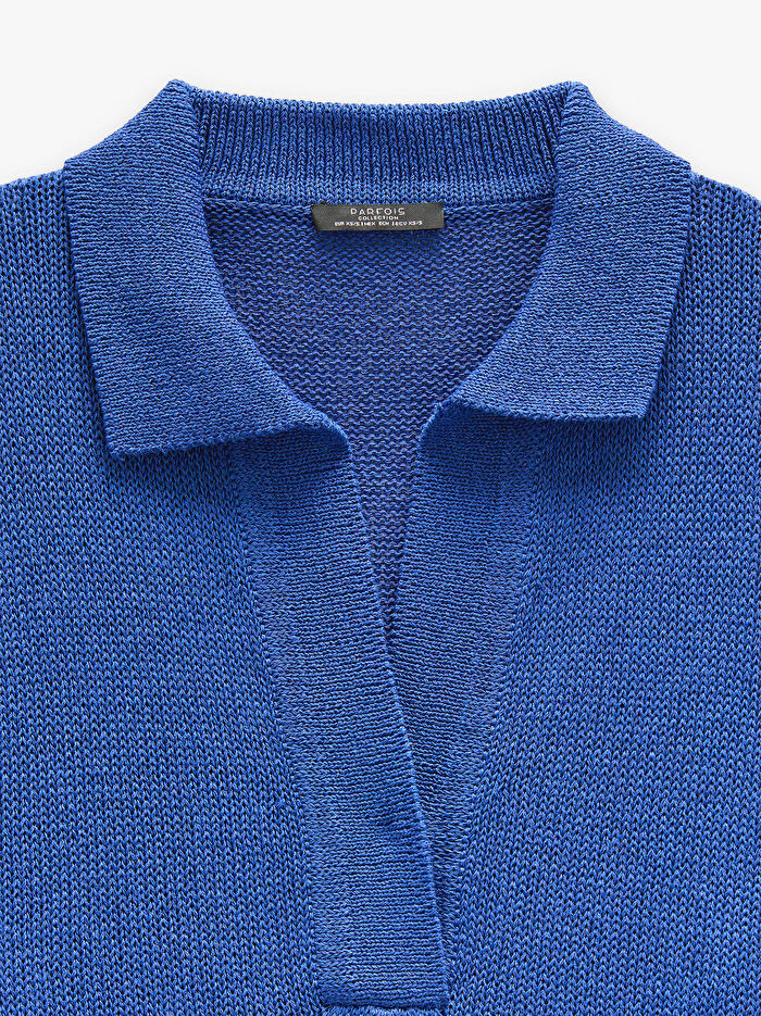 Örme Polo Yakalı Kazak