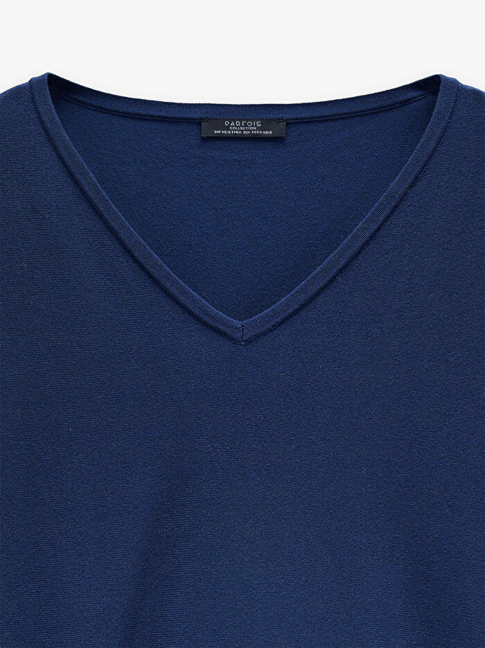 Kısa Kollu Örme Kazak