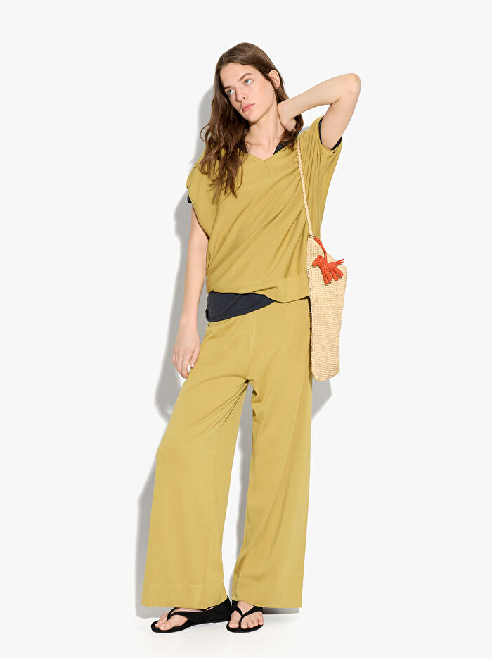 Kısa Kollu Örme Kazak