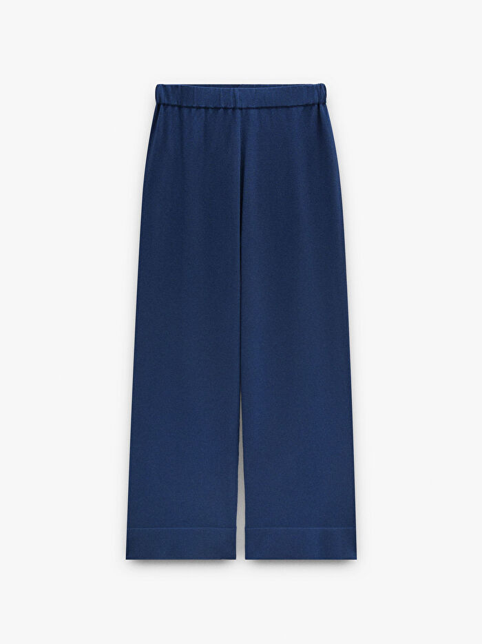 Elastik Bel Örme Pantolon
