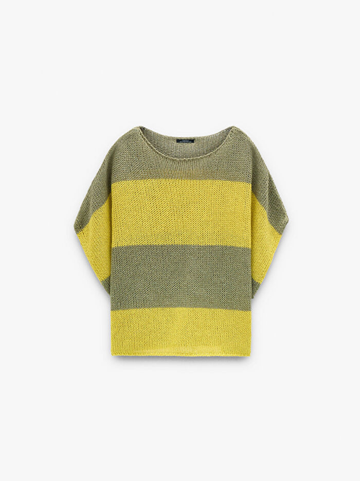 Çizgili Örme Kazak