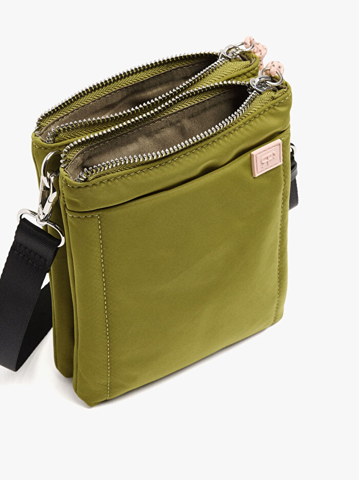 Teknik Kumaş Çapraz Çanta