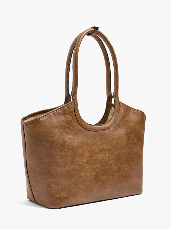 İçi Çıkarılabilir Askılı Shopper Çanta