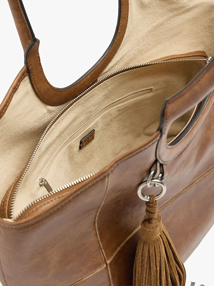 İçi Çıkarılabilir Askılı Shopper Çanta