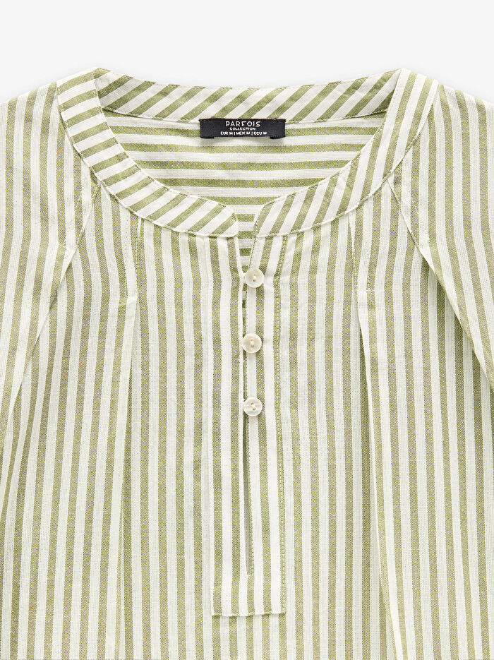 %100 Pamuk Cepli Kısa Kollu Gömlek