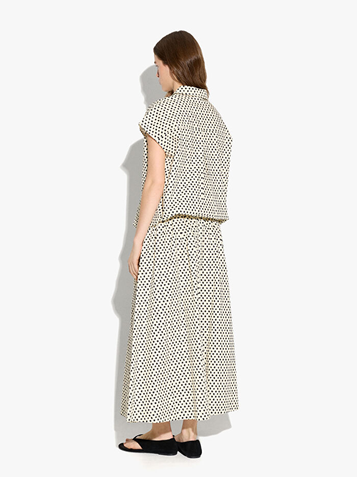 %100 Pamuk Geometrik Desenli Gömlek