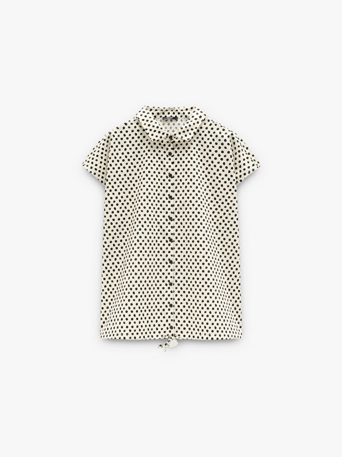 %100 Pamuk Geometrik Desenli Gömlek