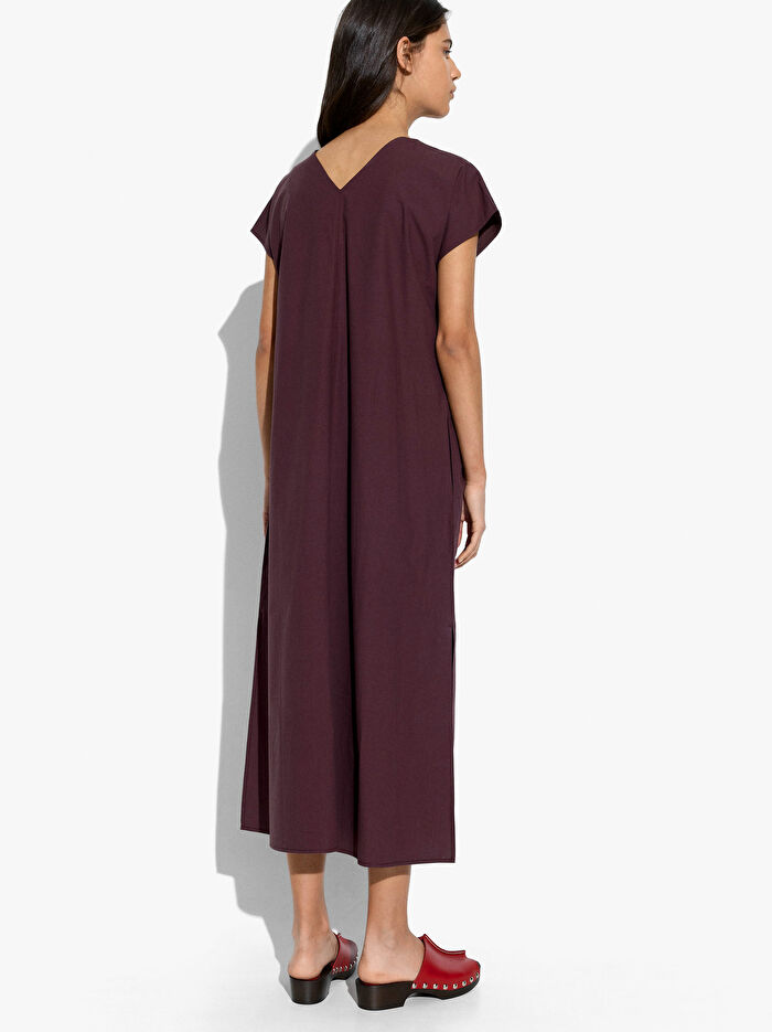 %100 Pamuk Midi Elbise