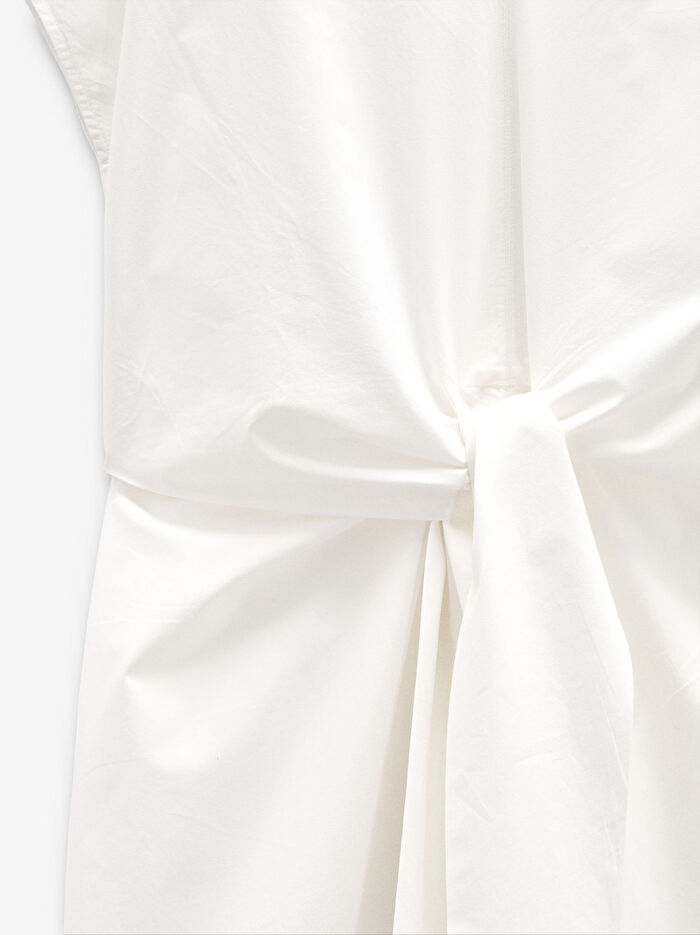 %100 Pamuk Midi Elbise