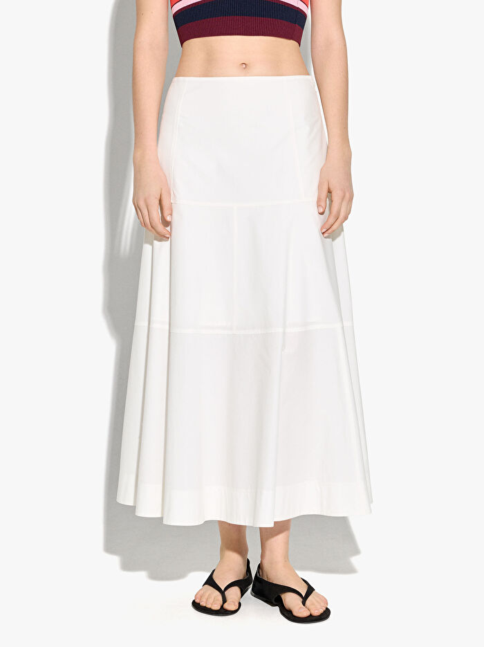 %100 Pamuk Midi Etek