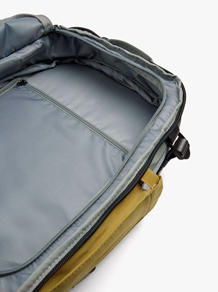 Teknik Kumaş Kabin Boy Sırt Çantası