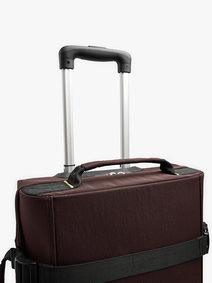 Teknik Kumaş Çekçekli Valiz