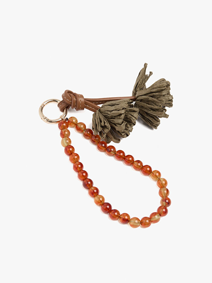 Kumaş Desenli Cüzdanlı Mini Çanta