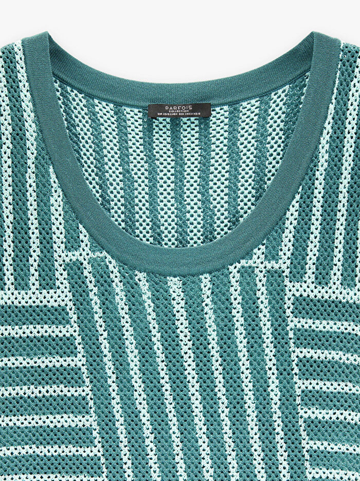 Desenli Geometrik File Üst