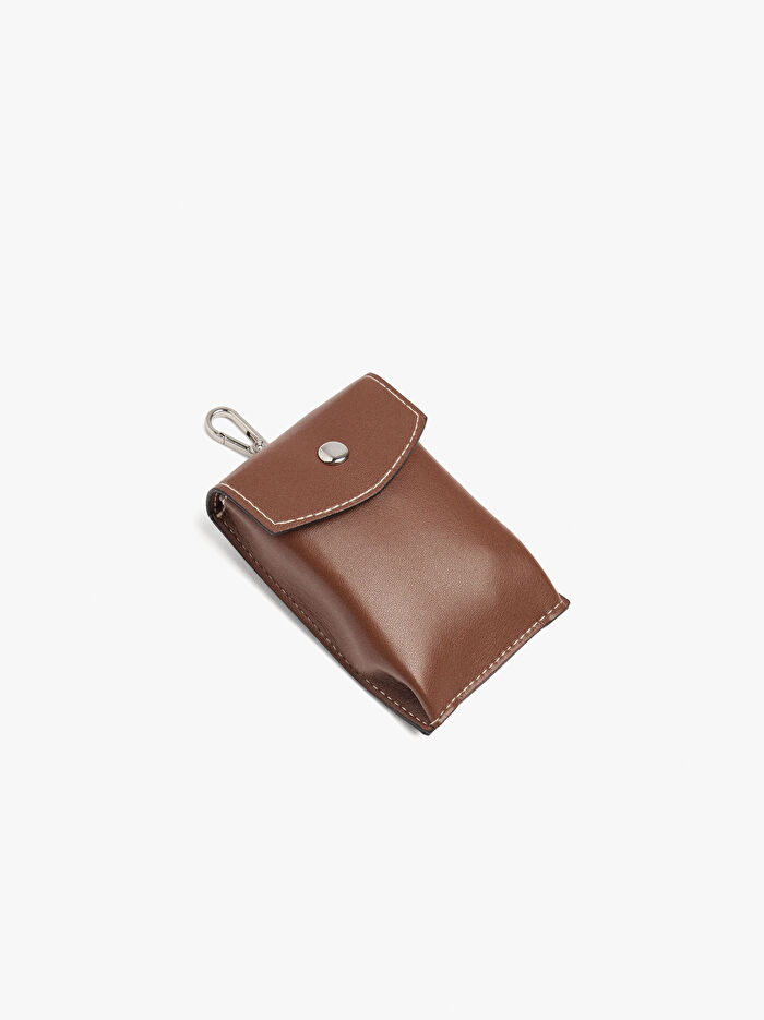 Hasır Efektli Bucket Çanta