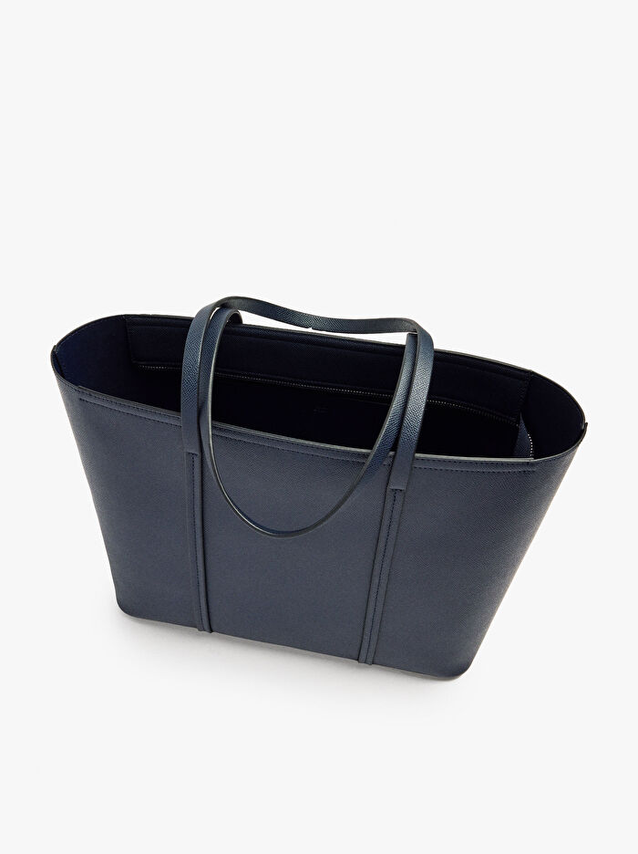 Dokulu Shopper Çanta