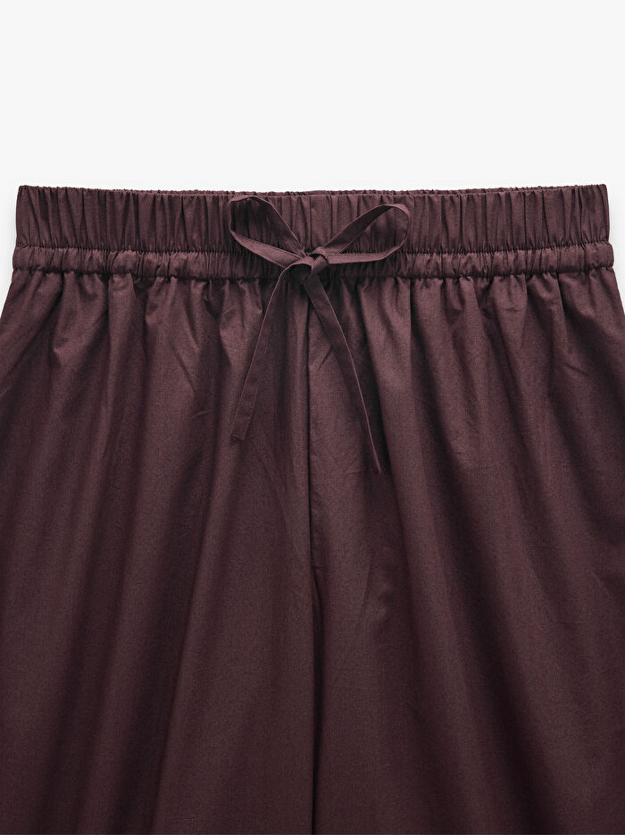 %100 Pamuklu Elastik Bel  Pantolon