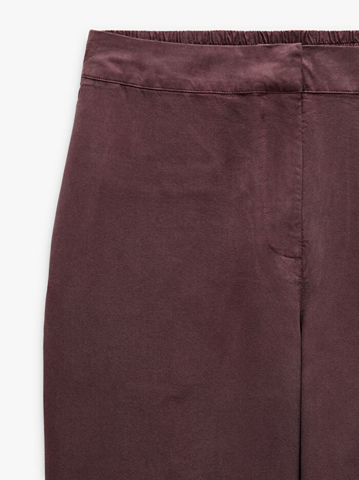 %100 Liyosel Düz Pantolon