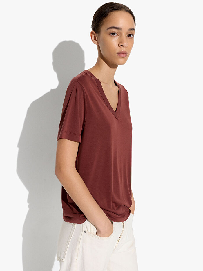 V Yaka T-Shirt