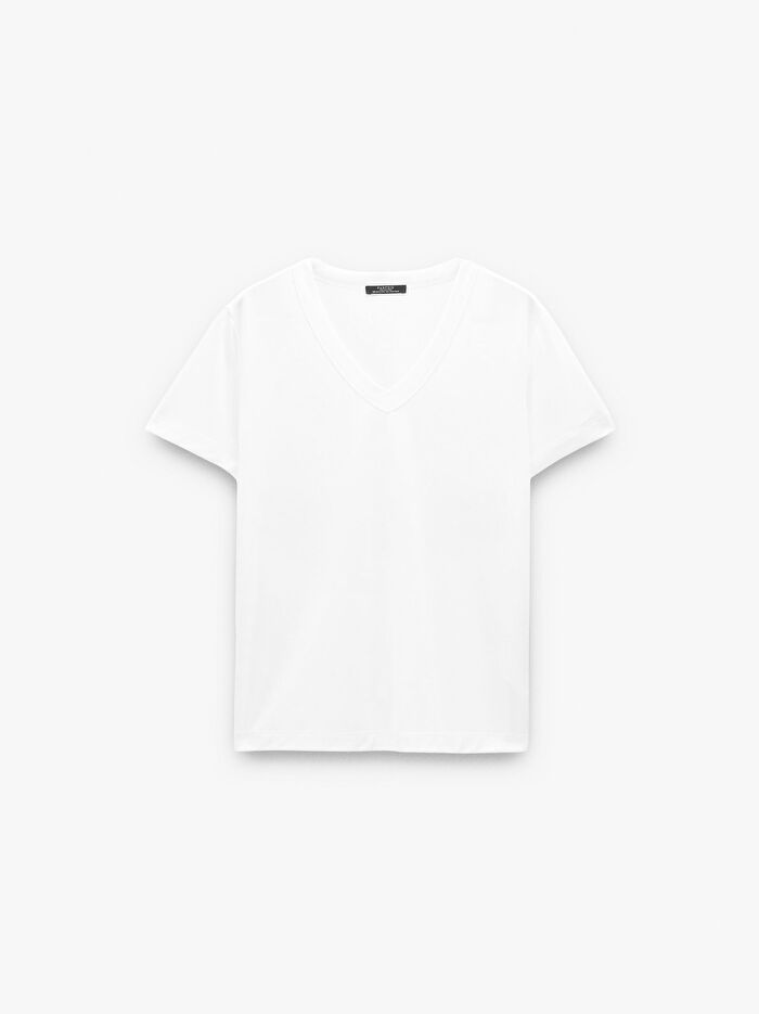 V Yaka T-Shirt