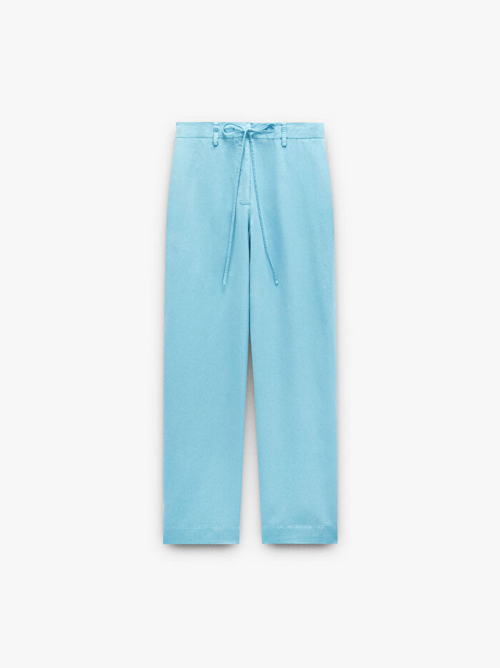 %100 Liyosel Düz Pantolon