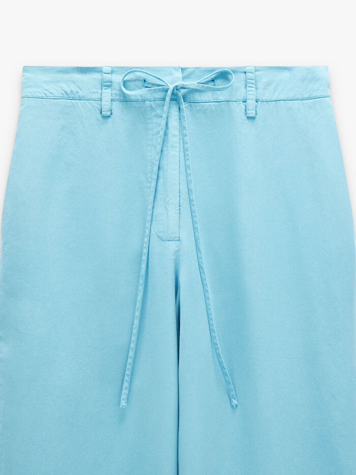 %100 Liyosel Düz Pantolon