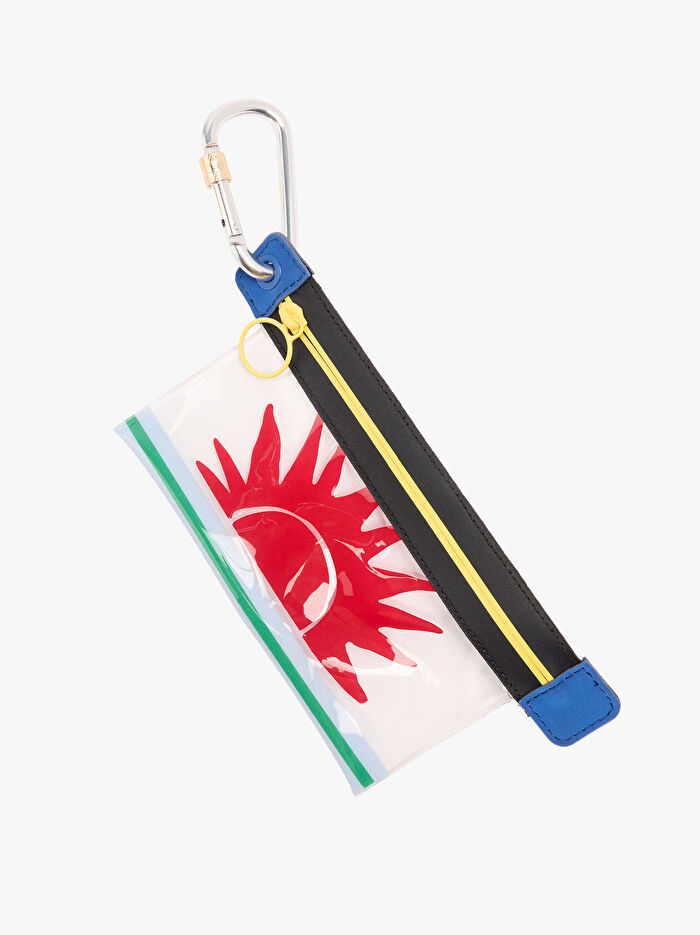 Çizgili Ters Çevirilebilir Teknik Kumaş Shopper Çanta