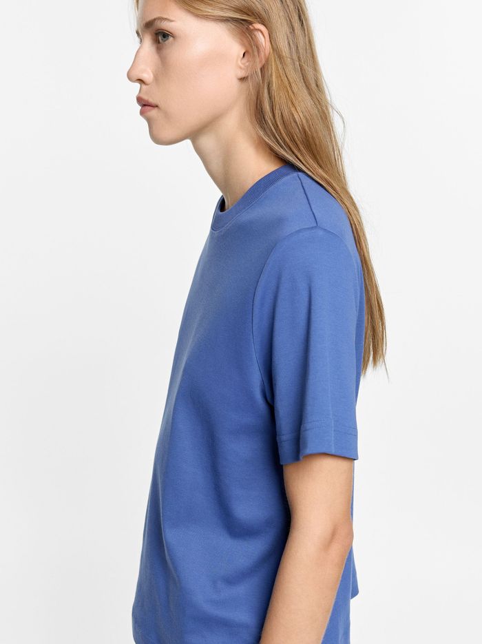 Düz Pamuklu T-Shirt