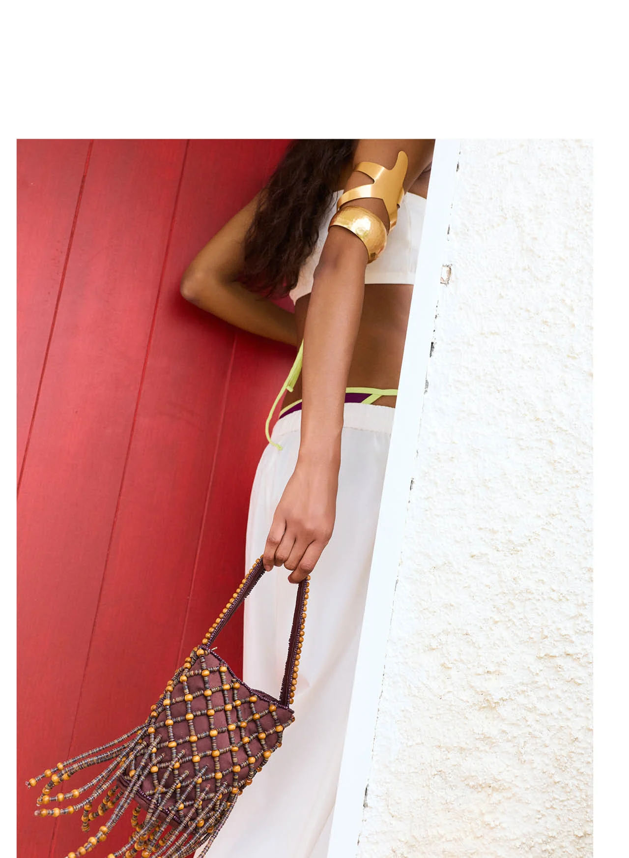 Brown Fringe Bag