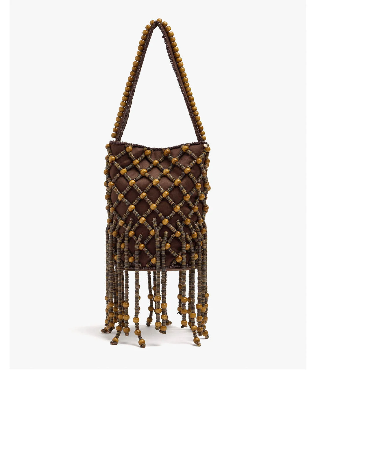 Brown Fringe Bag